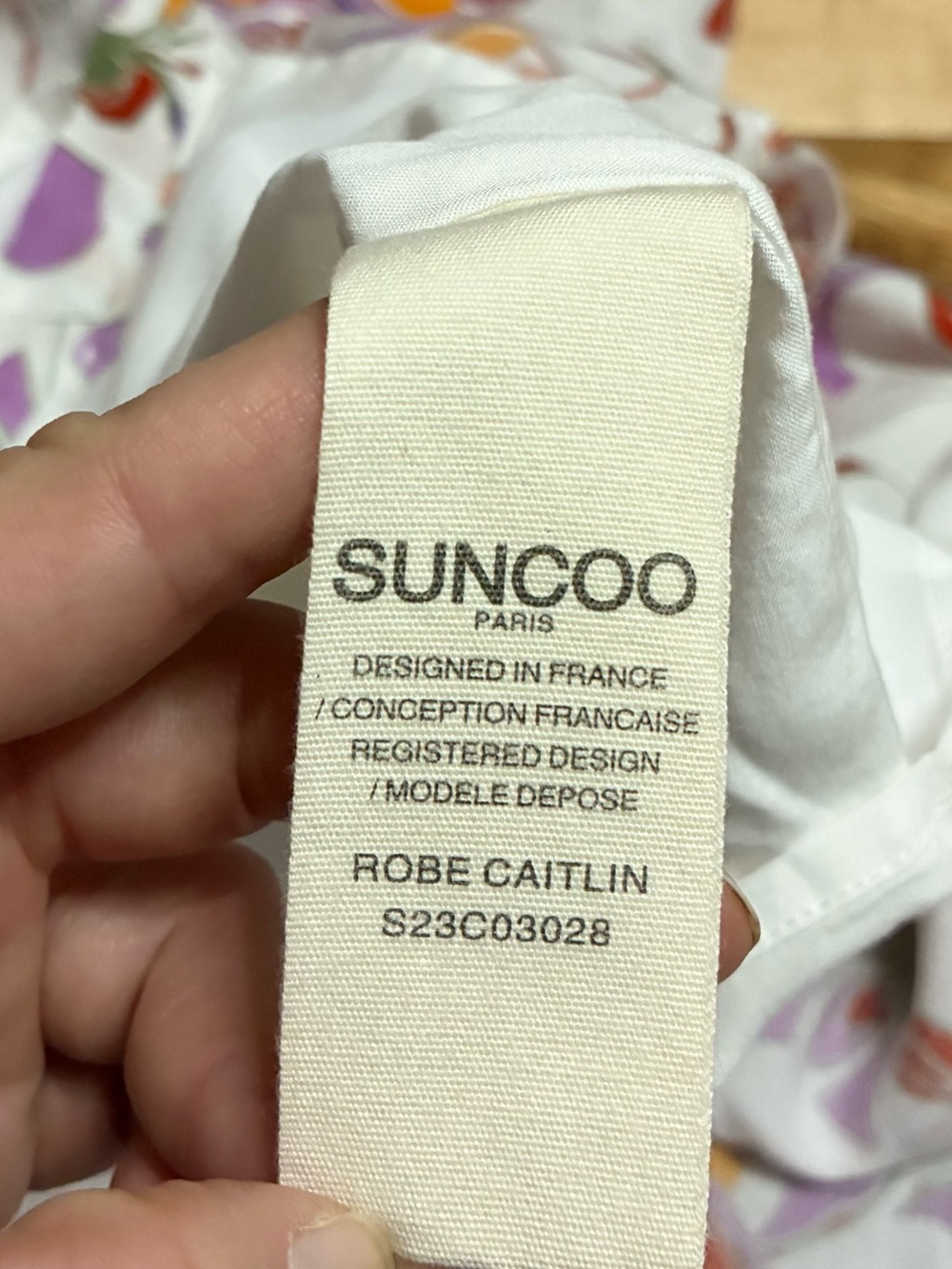 Suncoo Paris Caitlin Floral Print Midi Dress - Picture 7 of 9
